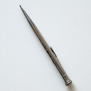 John Simonds Shipping Butcher Mechanical Pencil Silver Antique Advertising Meat